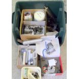 Box of miscellaneous radio controlled and modelling items for spare & repairs