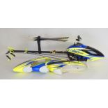 Logo SE 600 radio controlled helicopter with spare body. 130cm long