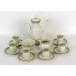 Doulton Berkshire Coffee Set for 6 to include coffee pot