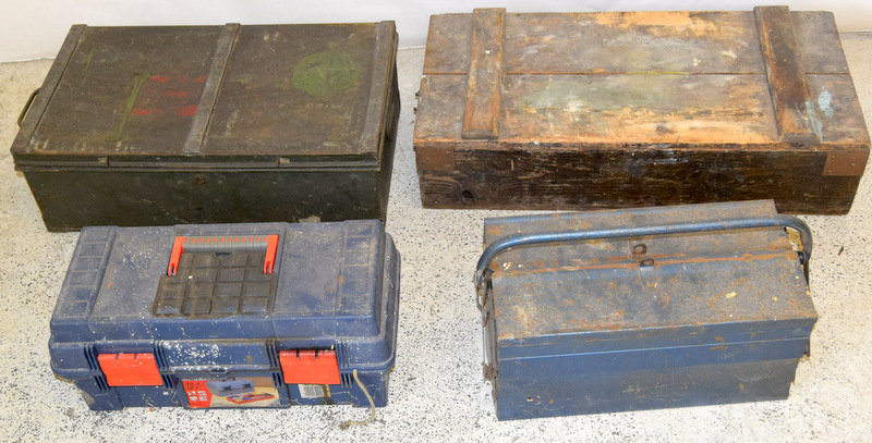 4 tool boxes with a selection of tools - Image 4 of 4