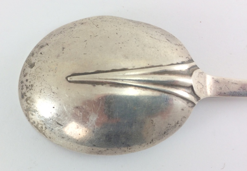 Silver Trefid spoon with small bowl. Hallmarked Sheffield 1913 by CB &G. length 14 cm. Total - Image 6 of 8