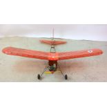 """Flying aces stick gas model"" aero plane with MAX OS engine wing span 150cm"