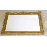 Ornate gilt mirror. 80 x 110cm