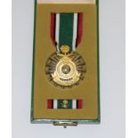 An original cased Saudi Arabian Medal for the Liberation of Kuwait