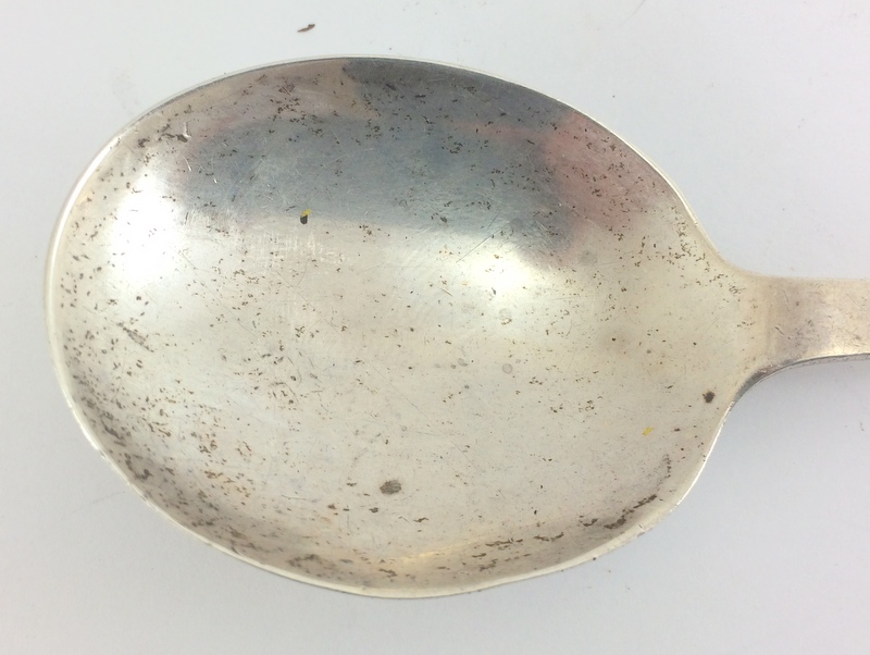 Silver Trefid spoon with small bowl. Hallmarked Sheffield 1913 by CB &G. length 14 cm. Total - Image 2 of 8