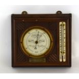 A wall barometer