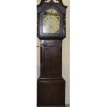 8 Day enamel faced grandfather clock