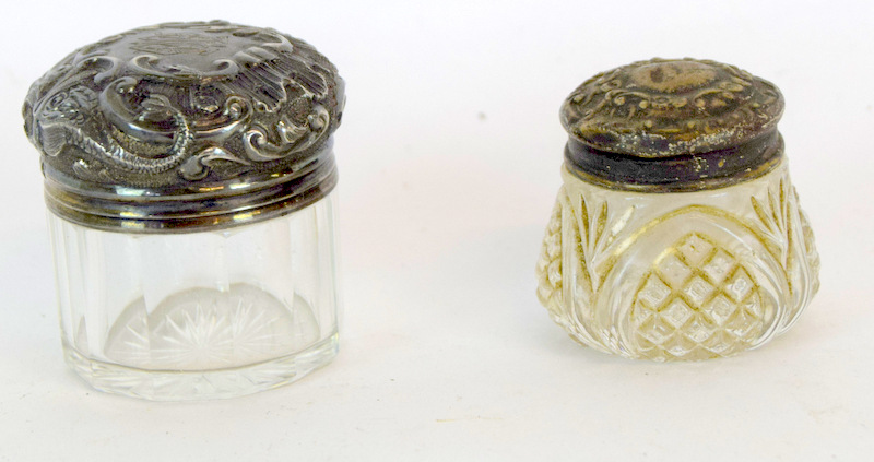 Two Silver Pocket Watches And Another, Two Silver Topped Dressing Table Bottles - Image 5 of 5