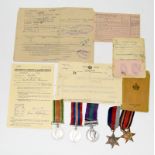 Military medals and ephemera to George Reeves of The South Wales Brigadiers