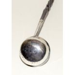 Silver hallmarked toddy ladle