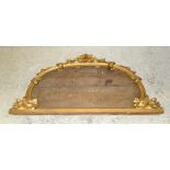 Ornate oval frame 66 x 123cm