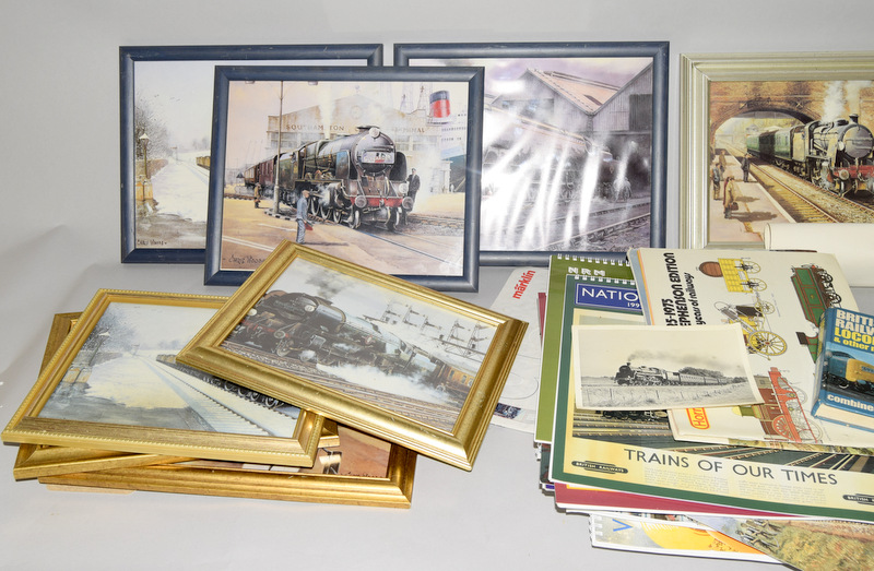 Two boxes of railway & train ephemera, magazines and memorabilia - Image 2 of 4