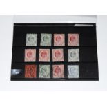 GIBRALTAR 12 x Early postage Stamps