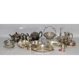 Box of miscellaneous silver plate