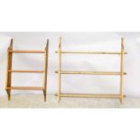 Two pine shelves 66 x 68cm