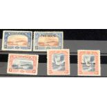 BRITISH GUIANA Collection of 5 Stamps Mint Hinged