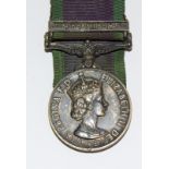 A court mounted General Service Medal with Northern Ireland clasp named to 2416788 Gunner P. Hegarty