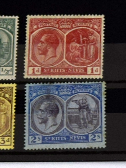 ST KITTS NEVIS Set of King George V to 2s Mint (6 stamps) - Bild 3 aus 6