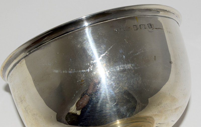Silver Hallmarked Bowl. 10cm tall 158g - Image 8 of 9