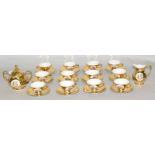 Bavarish Fash tea set with 12 cups and saucers, teapot & jug