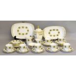 Copeland Spode Part Tea Set with Cake Plates. (36pieces)