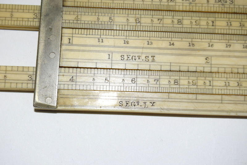An Ivory Slide Rule Period 1870 Purpose of use: Alcohol calculation and barrel gauging. The ruler - Image 10 of 10