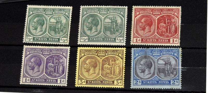 ST KITTS NEVIS Set of King George V to 2s Mint (6 stamps) - Bild 6 aus 6