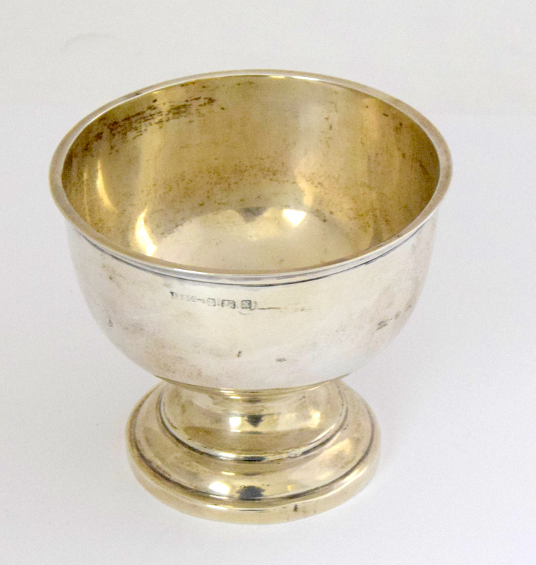 Silver Hallmarked Bowl. 10cm tall 158g
