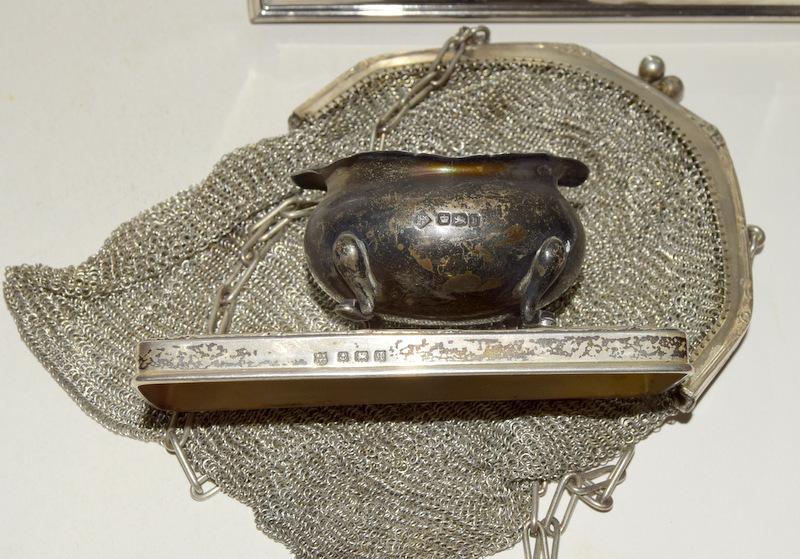 Mixed silver and silver plate items - Image 3 of 4