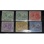 ST KITTS NEVIS Set of King George V to 2s Mint (6 stamps)