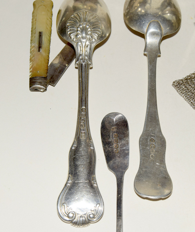 Mixed silver and silver plate items - Image 2 of 4