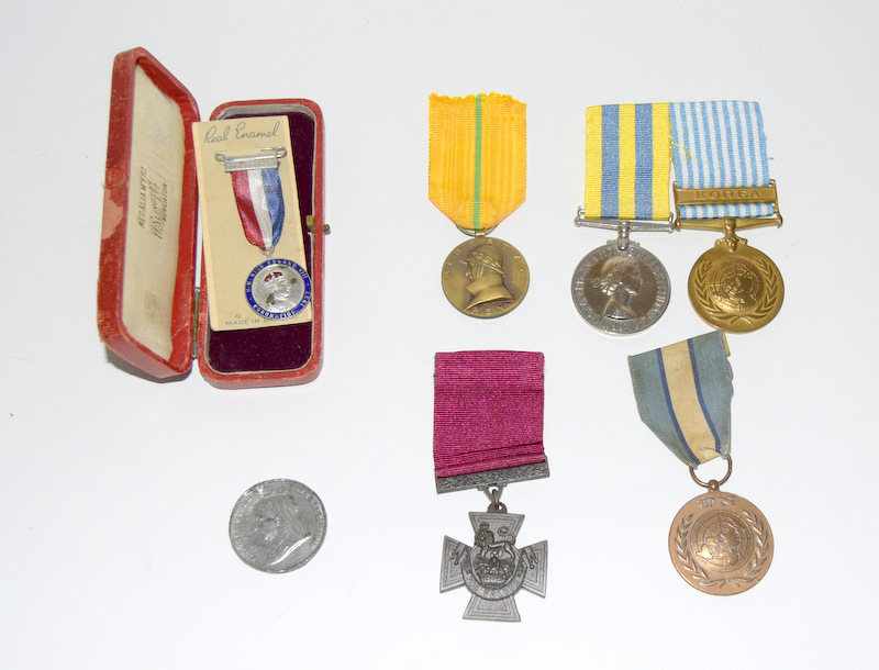 Collection of Korea and UN medals