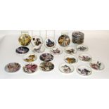 Royal Worcester Cicely Mary Barker Collection Fairy Pin Dishes. (29)