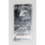 'Engelhard' 10 Troy Ounces Fine Silver Replica Bullion Bar