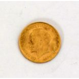 Gold 1915 Half Sovereign