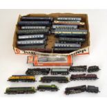 N Gauge trains, coaches and controllers ( not all working)