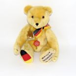 Vintage Hermann Teddy Bear. Limited Edition 3 October 1990. 2766/4000