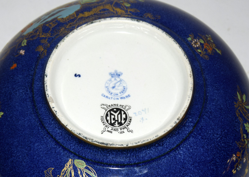 Carltonware Kang He Rockery & Pheasant decorated bowl - Image 6 of 6