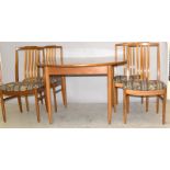 G Plan Style extendable table and chairs 74 x 145 x 118cm