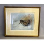 Thorn burn Limited Edition Print. Woodcock in Winter 1933 468/500. Size 60 x 50cm