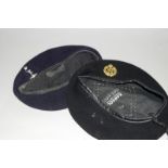 Two military berets to the Royal Air Force and Corps of Signals