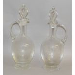 2 Berry Bros magnum decanters with stoppers