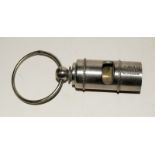 Chrome plated Titanic whistle