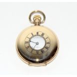 Rose Gold 1/2 Hunter pocket watch