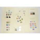 A large collection of Channel Island Mint Stamps on specially printed pages
