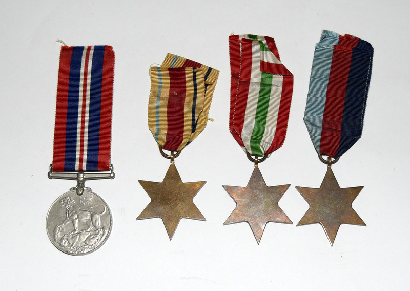 A WW2 RAF medal group of four including the Africa Star with North Africa 1942-43 clasp' also an - Image 3 of 5