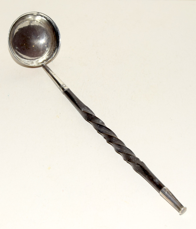 Silver hallmarked toddy ladle