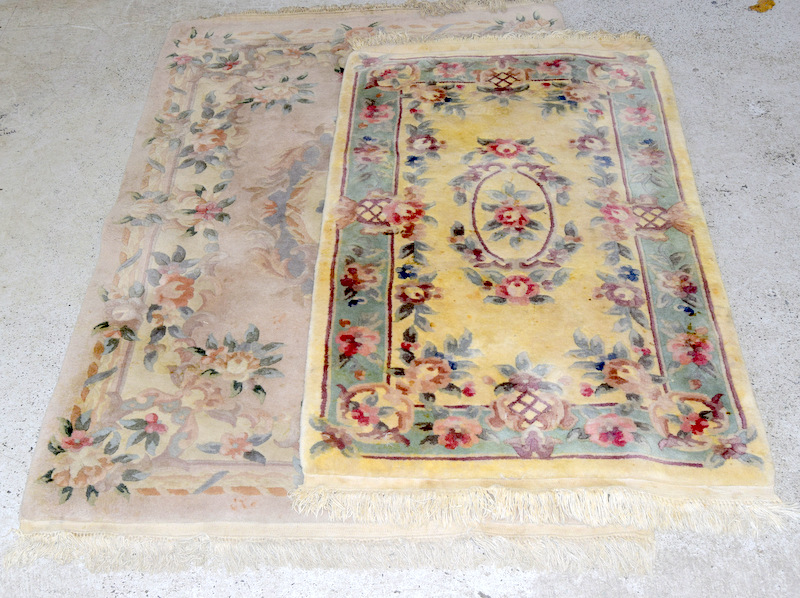 Two Chinese rugs