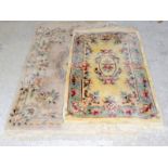 Two Chinese rugs