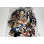 Bag of costume jewellery approx 3.5kg